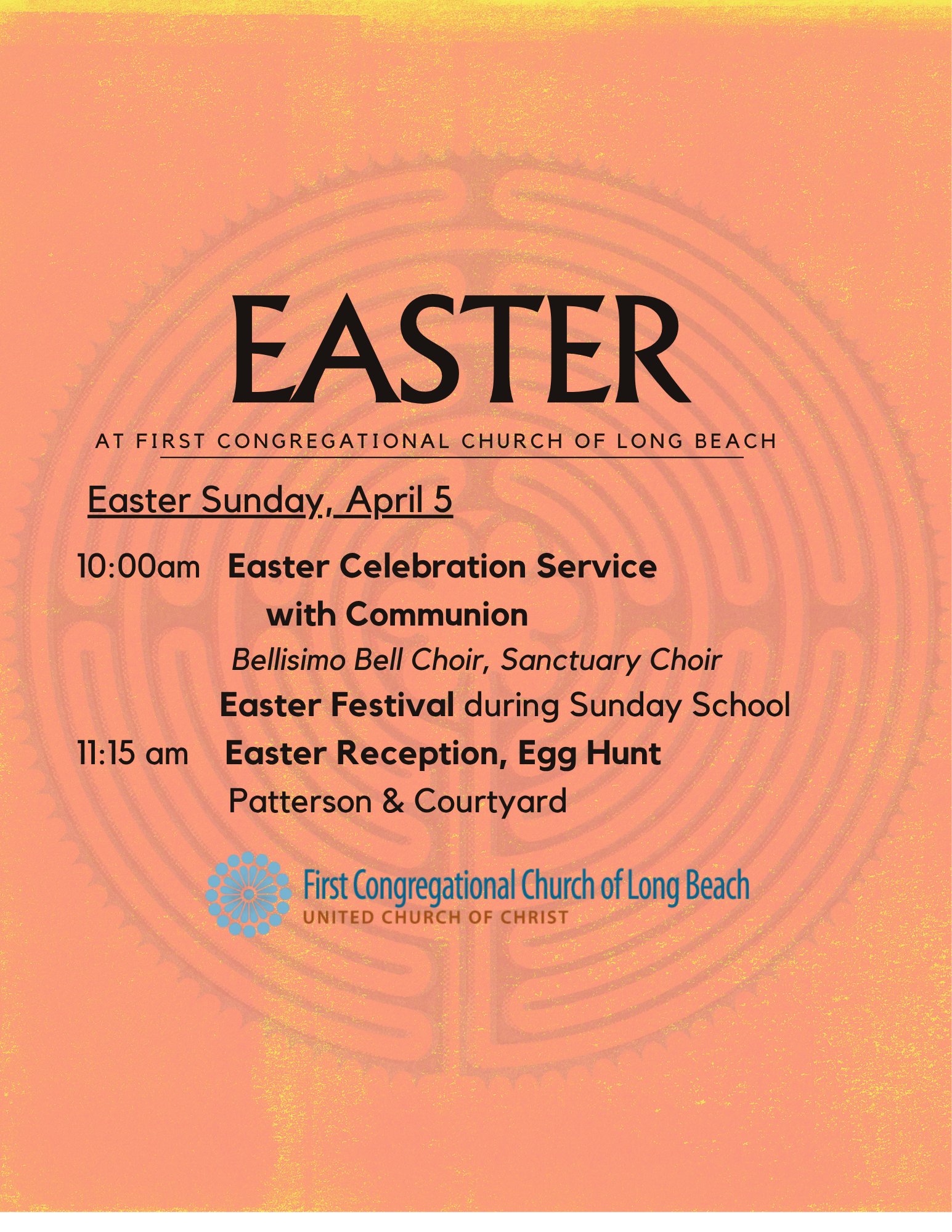 Easter at First Church
