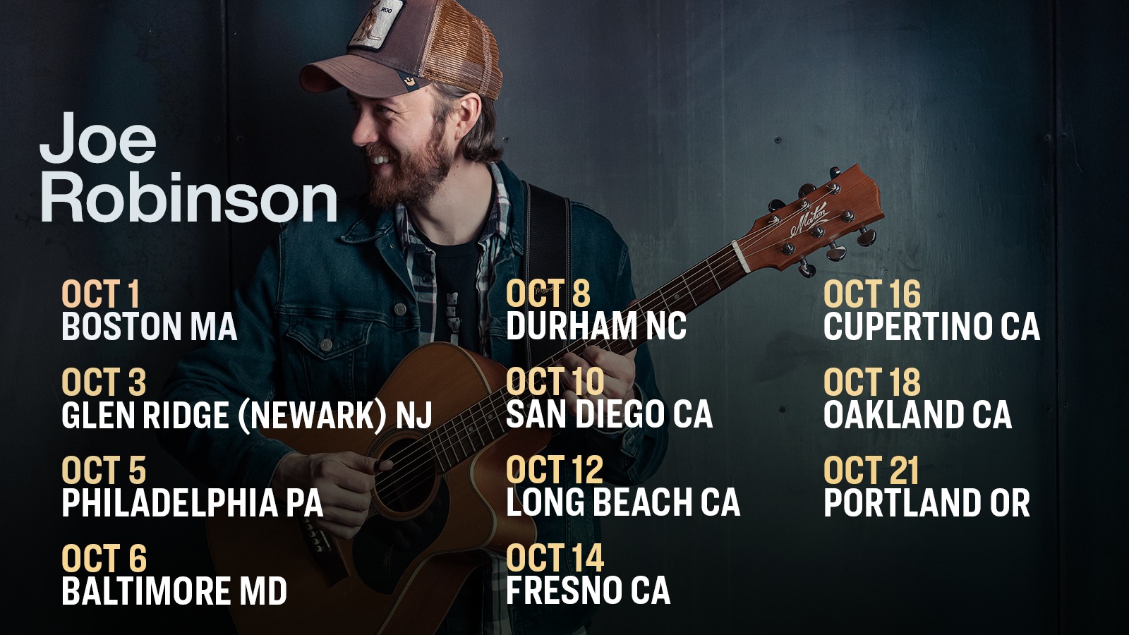 Concerts in America presents: Joe Robinson