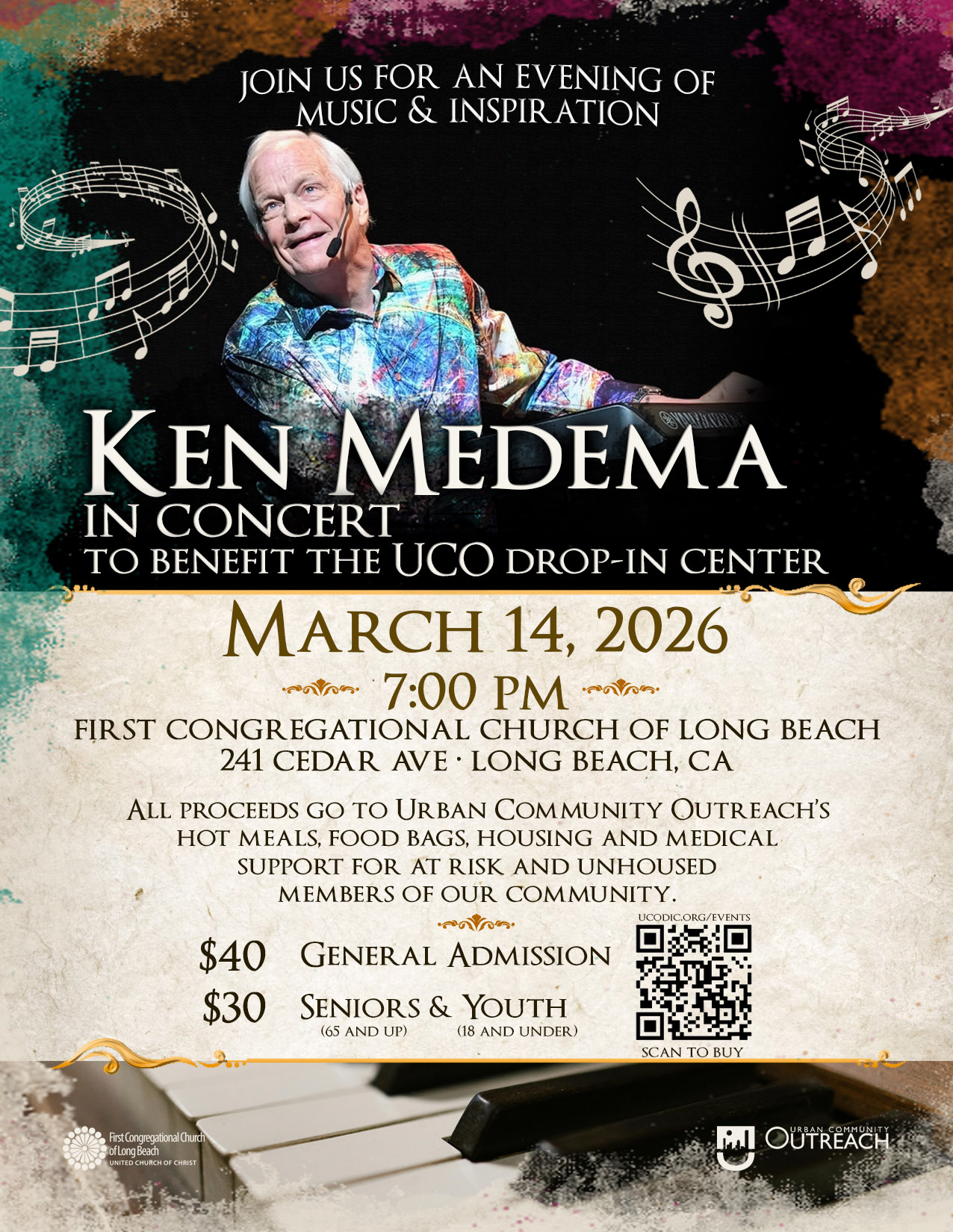 UCO Benefit Concert – Ken Medema