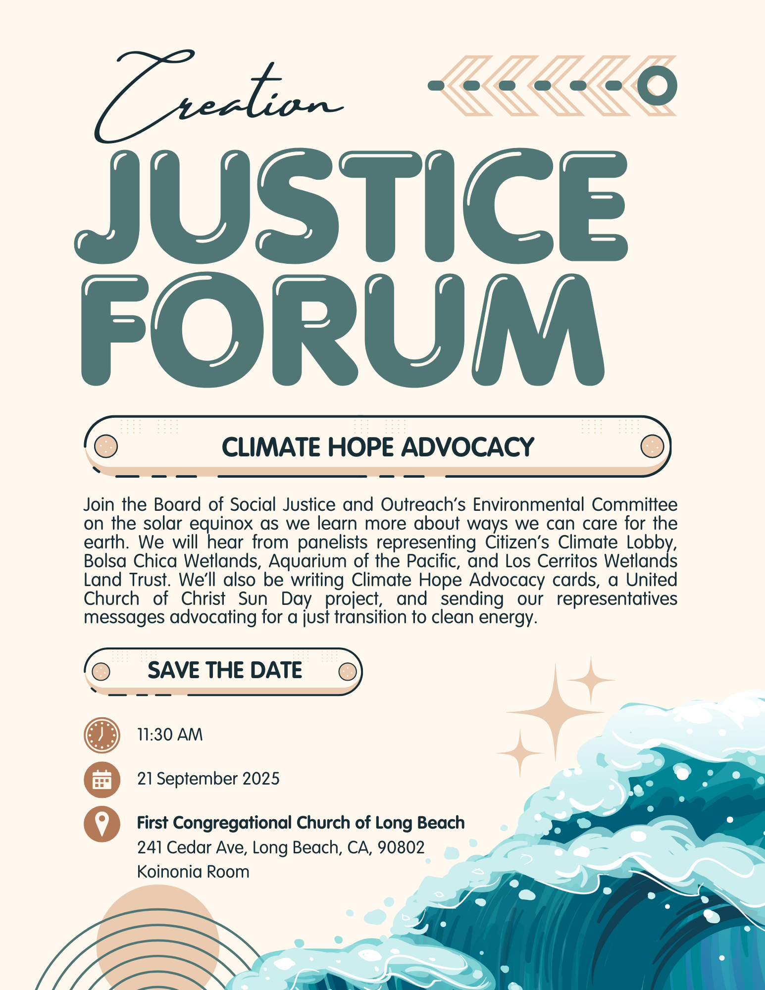 Creation Justice Forum